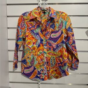 Ralph Lauren Multicolor Paisley Shirt